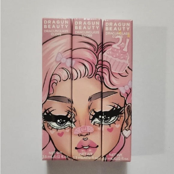 Dragun Beauty Dragunglass Gloss Birthday Trio Set ✨️